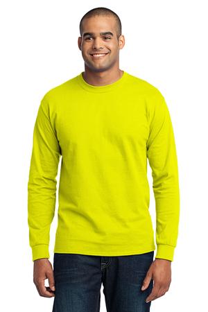 Joe's USA Men's Long Sleeve 50/50 Cotton/Poly T-Shirt