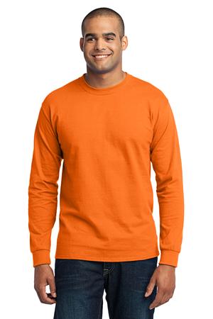 Joe's USA Men's Long Sleeve 50/50 Cotton/Poly T-Shirt