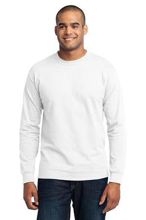 Joe's USA Men's Long Sleeve 50/50 Cotton/Poly T-Shirt