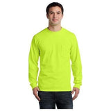 Joe's USA Men's Ultra Cotton 100% Cotton Long Sleeve T-Shirt with Pocket Joe's USA