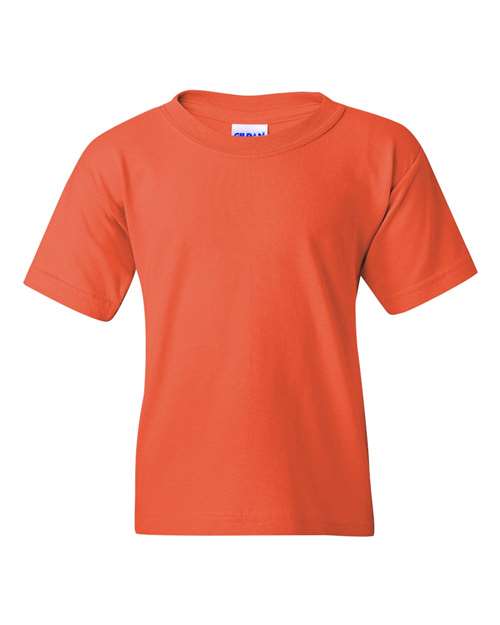 Gildan Heavy Cotton™ Youth T-Shirt - Coral Silk - Gildan 5000B Gildan Coral Silk XS