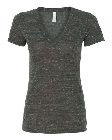 BELLA + CANVAS Women’s Jersey Deep V-Neck Tee - BELLA + CANVAS 6035