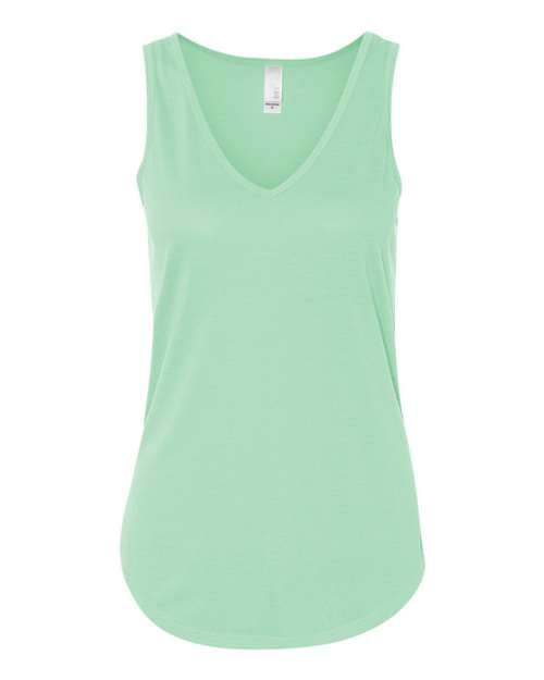 BELLA + CANVAS Women's Flowy V-Neck Tank - BELLA + CANVAS 8805 BELLA + CANVAS Mint S