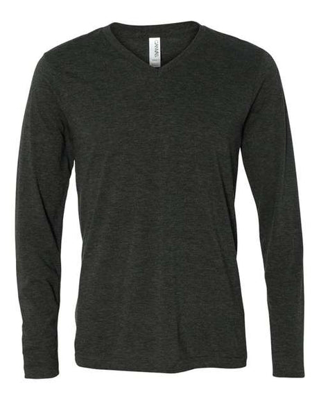 BELLA + CANVAS Unisex Long Sleeve V-Neck Tee - BELLA + CANVAS 3425