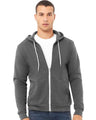 Bella + Canvas 3739 Unisex Sponge Fleece Full-Zip Hoodie Sweatshirt
