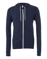 Bella + Canvas 3739 Unisex Sponge Fleece Full-Zip Hoodie Sweatshirt