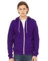 Bella + Canvas 3739 Unisex Sponge Fleece Full-Zip Hoodie Sweatshirt