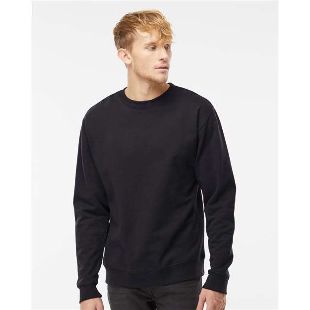 Independent Trading Co. Midweight Crewneck Sweatshirt - Black - Independent Trading Co. SS3000 Independent Trading Co.