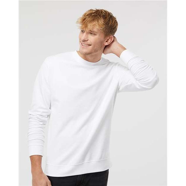 Independent Trading Co. Midweight Crewneck Sweatshirt - White - Independent Trading Co. SS3000 Independent Trading Co. White XS