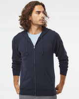 Independent Trading Co. Unisex Special Blend Raglan Full-Zip Hooded Sweatshirt - Independent Trading Co. PRM33SBZ