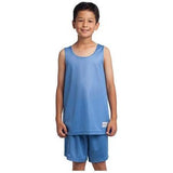 Youth PosiCharge Classic Mesh Reversible Tank DRI-EQUIP Youth X-Small Carolina Blue