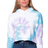 Royal Apparel 3818SWR Swirl Tie Dye Crop Hoodie - Wonderland