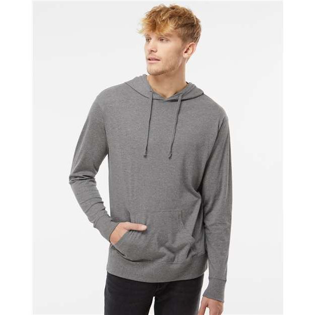 Independent Trading Co. Lightweight Hooded Pullover T-Shirt - Independent Trading Co. SS150J Independent Trading Co. Gunmetal Heather XS