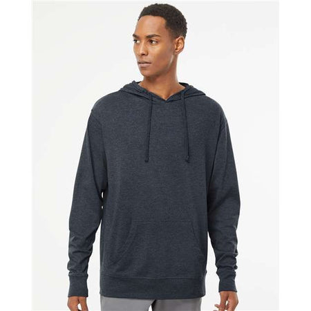 Independent Trading Co. Lightweight Hooded Pullover T-Shirt - Independent Trading Co. SS150J Independent Trading Co. Classic Navy Heather XS