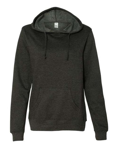Independent Trading Co. Women's Junior Fit Heavenly Fleece Lightweight Hooded Sweatshirt - Independent Trading Co. SS650