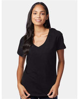 Hanes S04V Women's Perfect-T V-Neck T-Shirt