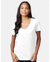Hanes S04V Women's Perfect-T V-Neck T-Shirt