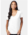 Hanes S04V Women's Perfect-T V-Neck T-Shirt