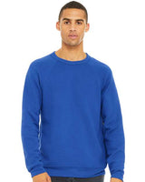 Bella + Canvas 3901 Unisex Sponge Fleece Raglan Crewneck Sweatshirt