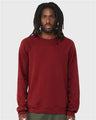 Bella + Canvas 3901 Unisex Sponge Fleece Raglan Crewneck Sweatshirt