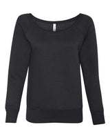 Bella + Canvas 7501 Women’s Sponge Fleece Wide Neck Sweatshirt