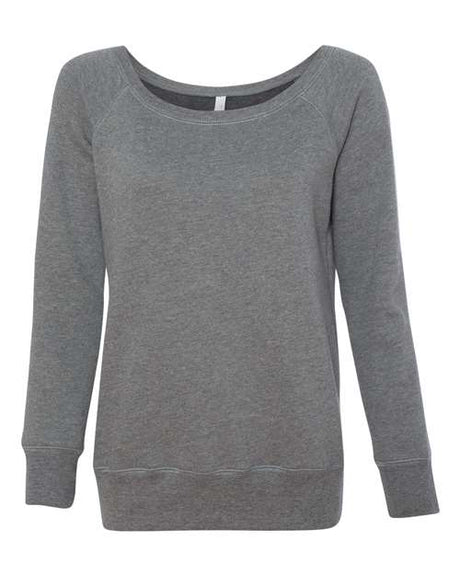 Bella + Canvas 7501 Women’s Sponge Fleece Wide Neck Sweatshirt