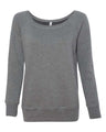 Bella + Canvas 7501 Women’s Sponge Fleece Wide Neck Sweatshirt