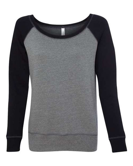 Bella + Canvas 7501 Women’s Sponge Fleece Wide Neck Sweatshirt