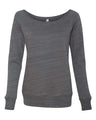 BELLA + CANVAS Women’s Sponge Fleece Wide Neck Sweatshirt - BELLA + CANVAS 7501