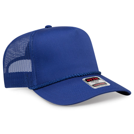 OTTO CAP 5 Panel Mid Profile Mesh Back Trucker Hat OTTO 39-071
