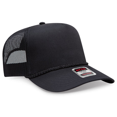 OTTO CAP 5 Panel Mid Profile Mesh Back Trucker Hat OTTO 39-071