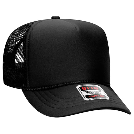 OTTO CAP® 5 Panel High Crown Mesh Back Trucker Hat OTTO 39-165