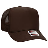 OTTO CAP 5 Panel High Crown Mesh Back Trucker Hat OTTO 39-165