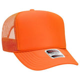 OTTO CAP 5 Panel High Crown Mesh Back Foam Trucker Hat 39-165