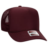 OTTO CAP 5 Panel High Crown Mesh Back Trucker Hat OTTO 39-165
