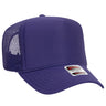 OTTO CAP 5 Panel High Crown Mesh Back Trucker Hat OTTO 39-165