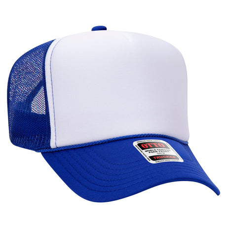 OTTO CAP® 5 Panel High Crown Mesh Back Trucker Hat OTTO 39-165