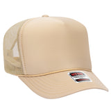 OTTO CAP 5 Panel High Crown Mesh Back Trucker Hat OTTO 39-165