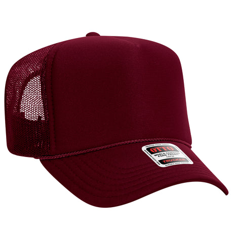 OTTO CAP® 5 Panel High Crown Mesh Back Trucker Hat OTTO 39-165