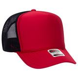 OTTO CAP® 5 Panel High Crown Mesh Back Trucker Hat OTTO 39-165