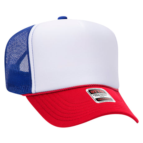 OTTO CAP® 5 Panel High Crown Mesh Back Trucker Hat OTTO 39-165