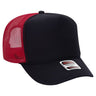 OTTO CAP 5 Panel High Crown Mesh Back Foam Trucker Hat 39-165