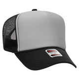 OTTO CAP® 5 Panel High Crown Mesh Back Trucker Hat OTTO 39-165