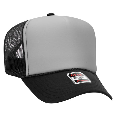 OTTO CAP® 5 Panel High Crown Mesh Back Trucker Hat OTTO 39-165