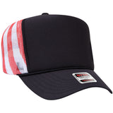 OTTO CAP® 5 Panel High Crown Mesh Back Trucker Hat OTTO 39-165