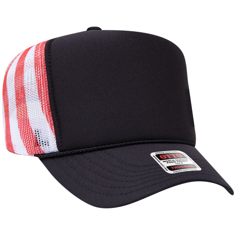 OTTO CAP® 5 Panel High Crown Mesh Back Trucker Hat OTTO 39-165