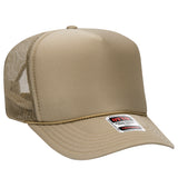 OTTO CAP 5 Panel High Crown Mesh Back Trucker Hat OTTO 39-165