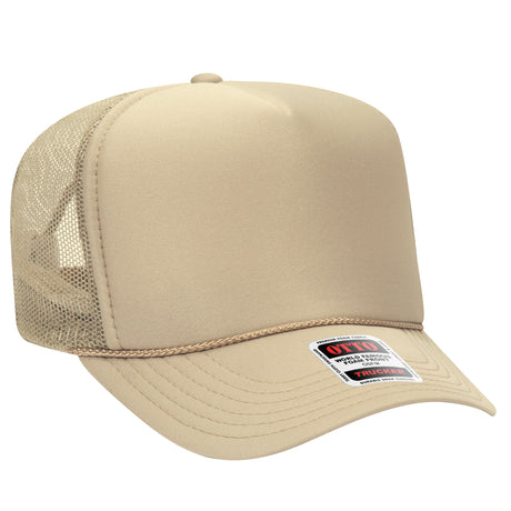 OTTO CAP® 5 Panel High Crown Mesh Back Trucker Hat OTTO 39-165