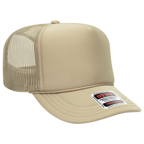 OTTO CAP® 5 Panel High Crown Mesh Back Trucker Hat OTTO 39-165