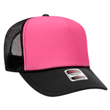 OTTO CAP® 5 Panel High Crown Mesh Back Trucker Hat OTTO 39-165